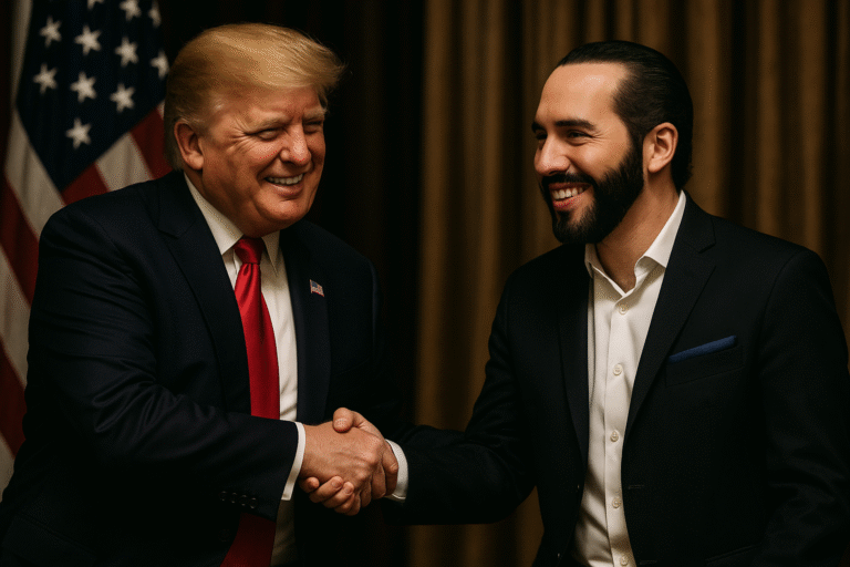 «LO APOYO»: Lo que reveló la reunión entre Bukele y Trump